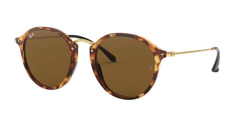 round fleck rb2447 sunglasses|Round Fleck Sunglasses in Brown Havana and Brown .